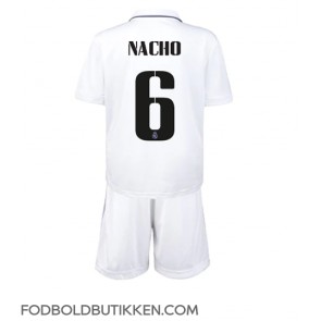 Real Madrid Nacho #6 Hjemmebanetrøje Børn 2022-23 Kortærmet (+ Korte bukser)